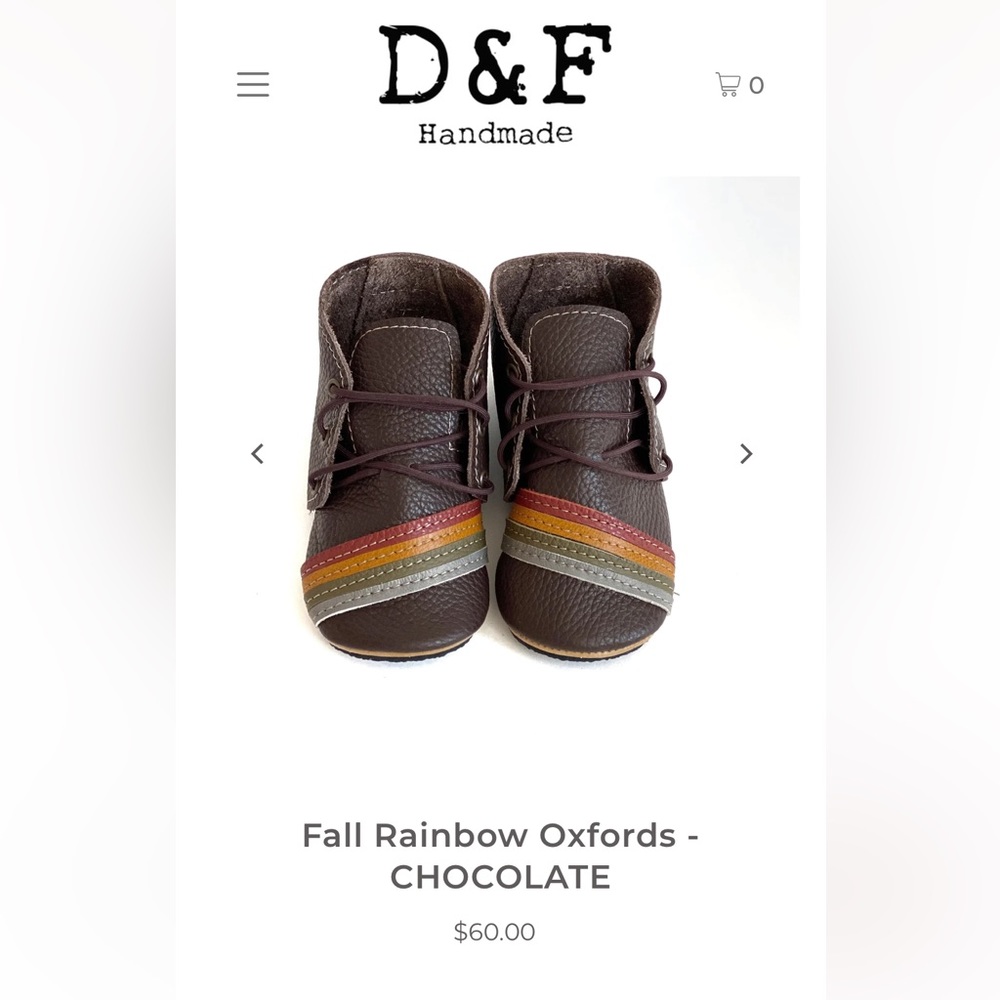 Duchess and Fox soft sole shoes are made of 100% genuine cowhide leather NWT